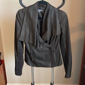 Vince brown suede biker jacket